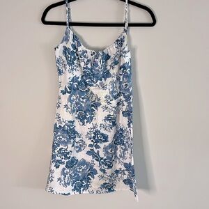 Reformation mini linen dress